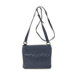 Shoulder Bag Small Flat Messenger Blue Guccissima Leather