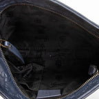 Shoulder Bag Small Flat Messenger Blue Guccissima Leather