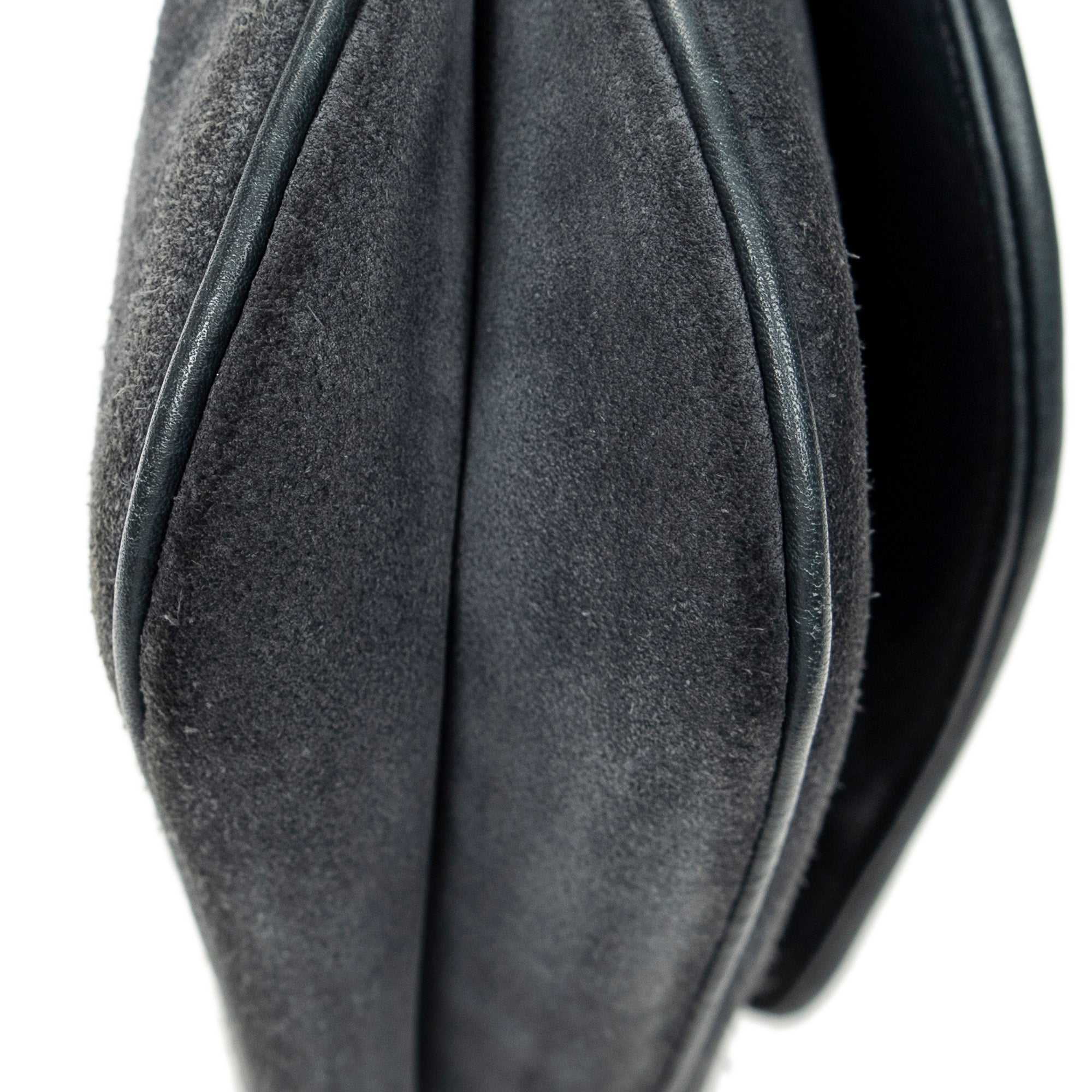 Shoulder Bag Medium 1973 Bucharest Chain Bag Blue Suede Leather