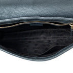 Shoulder Bag Medium 1973 Bucharest Chain Bag Blue Suede Leather