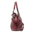 Shoulder Bag Medium Bamboo Bar Tote Burgundy Guccissima Leather