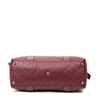 Shoulder Bag Medium Bamboo Bar Tote Burgundy Guccissima Leather