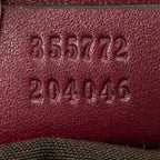 Shoulder Bag Medium Bamboo Bar Tote Burgundy Guccissima Leather