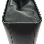 Shoulder Bag GG Ribbon Tote Black Calfskin Leather