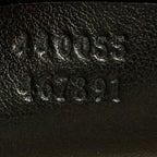 Shoulder Bag GG Ribbon Tote Black Calfskin Leather
