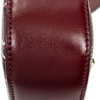 Shoulder Bag Mini Moon Side Hobo Burgundy Optical GG Printed Leather