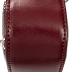 Shoulder Bag Mini Moon Side Hobo Burgundy Optical GG Printed Leather