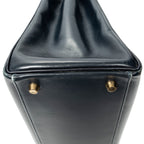 Shoulder Bag Kelly Retourne 35 Navy Box Leather