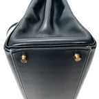 Shoulder Bag Kelly Retourne 35 Navy Box Leather
