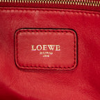 Handbag Amazona 36 Red Grained Calfskin Leather