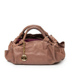 Handbag Aire Brisa Hobo Mauve Pink Calfskin Leather
