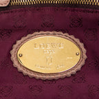 Handbag Aire Brisa Hobo Mauve Pink Calfskin Leather