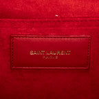 Clutch Ligne Y Clutch Red Calfskin Leather