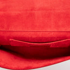 Clutch Ligne Y Clutch Red Calfskin Leather