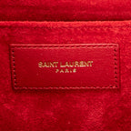 Clutch Ligne Y Clutch Red Calfskin Leather