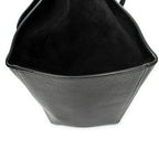 Shoulder Bag Medium Trapeze Black Grained Calfskin Leather