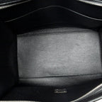Shoulder Bag Medium Trapeze Black Grained Calfskin Leather
