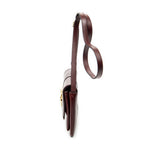 Shoulder Bag Small Arli Flap Maroon Calfskin Leather
