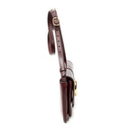 Shoulder Bag Small Arli Flap Maroon Calfskin Leather