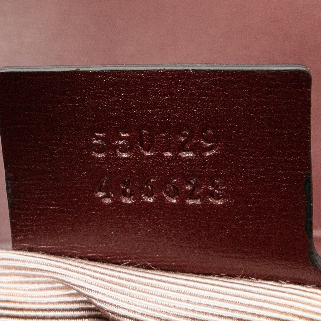 Shoulder Bag Small Arli Flap Maroon Calfskin Leather