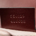 Shoulder Bag Small Arli Flap Maroon Calfskin Leather