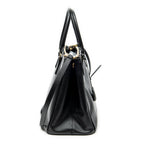 Shoulder Bag Large Galleria Double Zip Tote Black Saffiano Leather