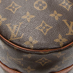 Handbag Papillon 30 Brown Monogram Canvas