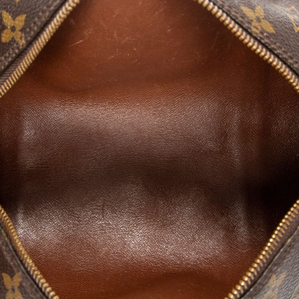 Handbag Papillon 30 Brown Monogram Canvas