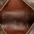 Handbag Papillon 30 Brown Monogram Canvas