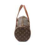 Handbag Papillon 30 Brown Monogram Canvas