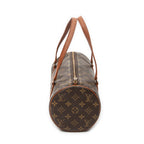 Handbag Papillon 30 Brown Monogram Canvas