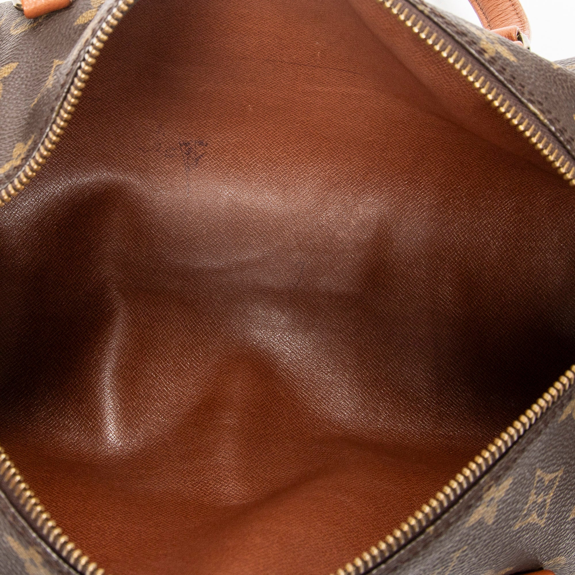 Handbag Papillon 30 Brown Monogram Canvas