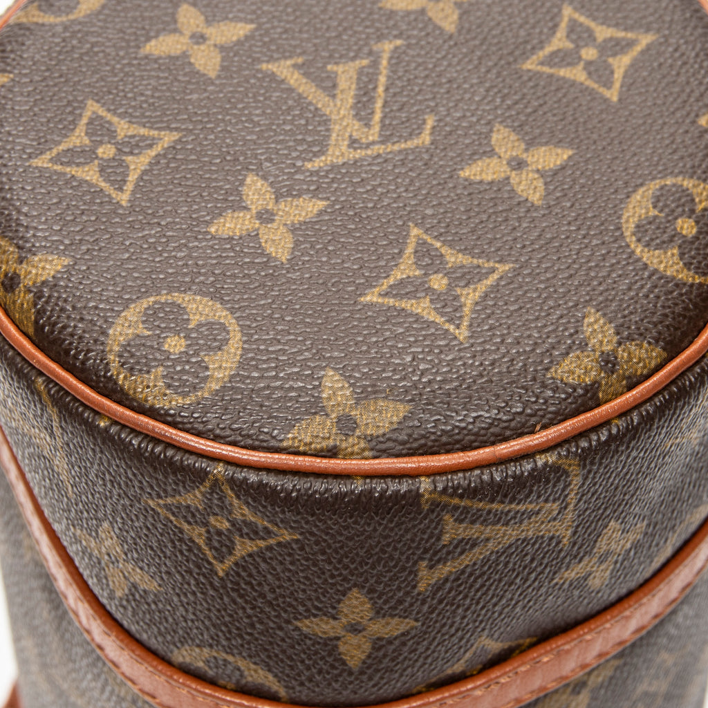 Handbag Papillon 26 Brown Monogram Canvas