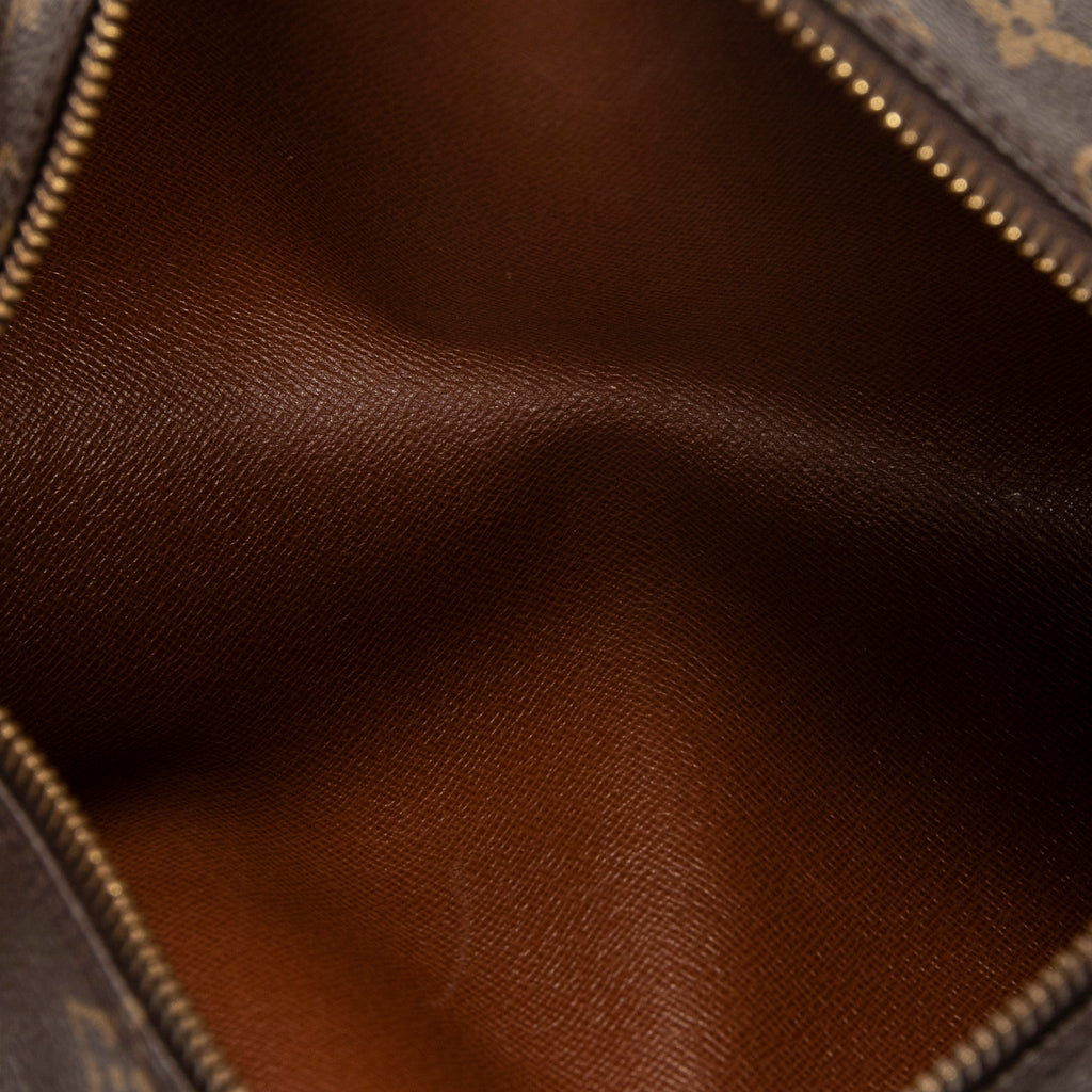Handbag Papillon 26 Brown Monogram Canvas