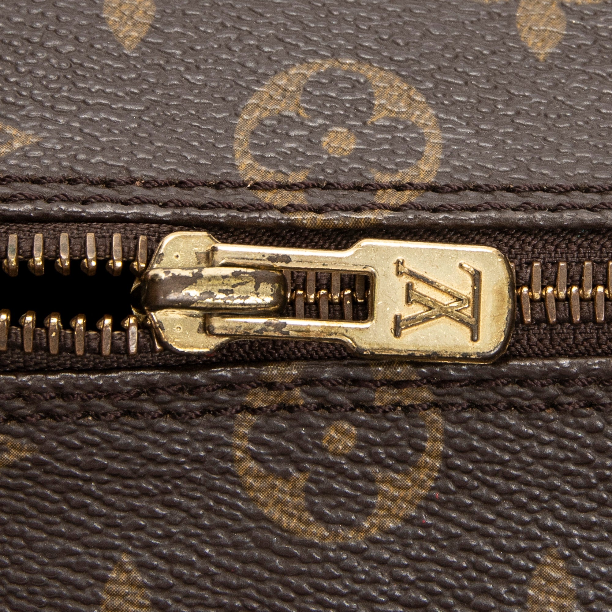Handbag Papillon 26 Brown Monogram Canvas