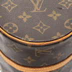 Handbag Papillon 26 Brown Monogram Canvas