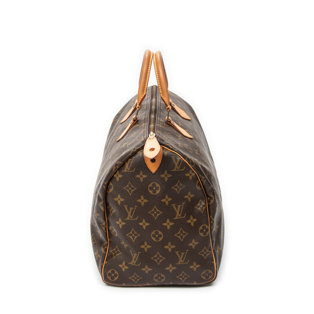 Handbag Speedy 40 Brown Monogram Canvas