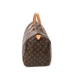 Handbag Speedy 40 Brown Monogram Canvas
