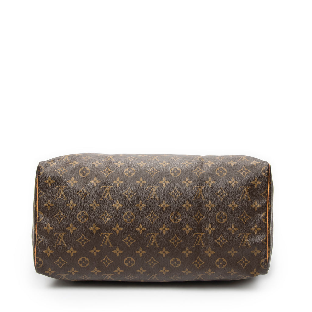 Handbag Speedy 40 Brown Monogram Canvas