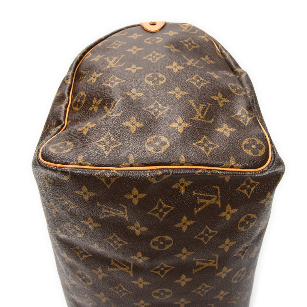 Handbag Speedy 40 Brown Monogram Canvas