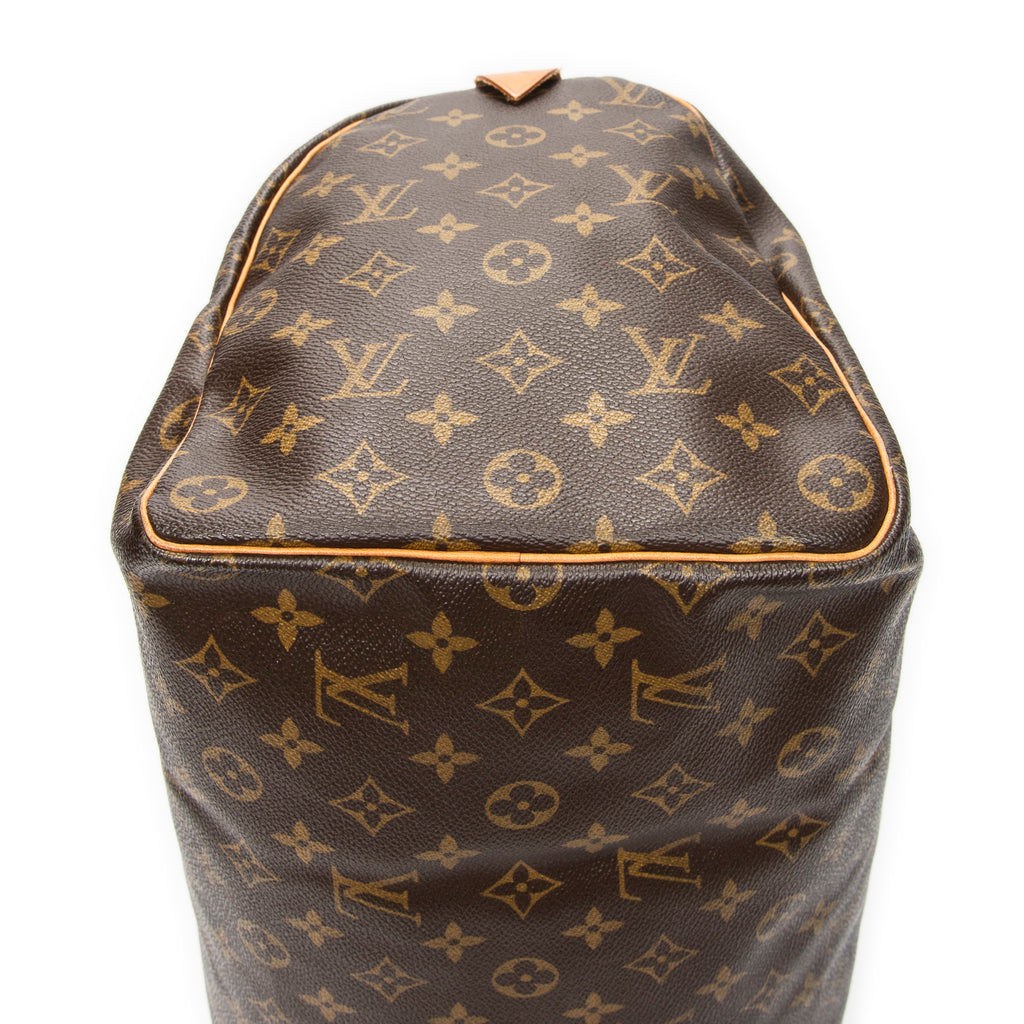 Handbag Speedy 40 Brown Monogram Canvas