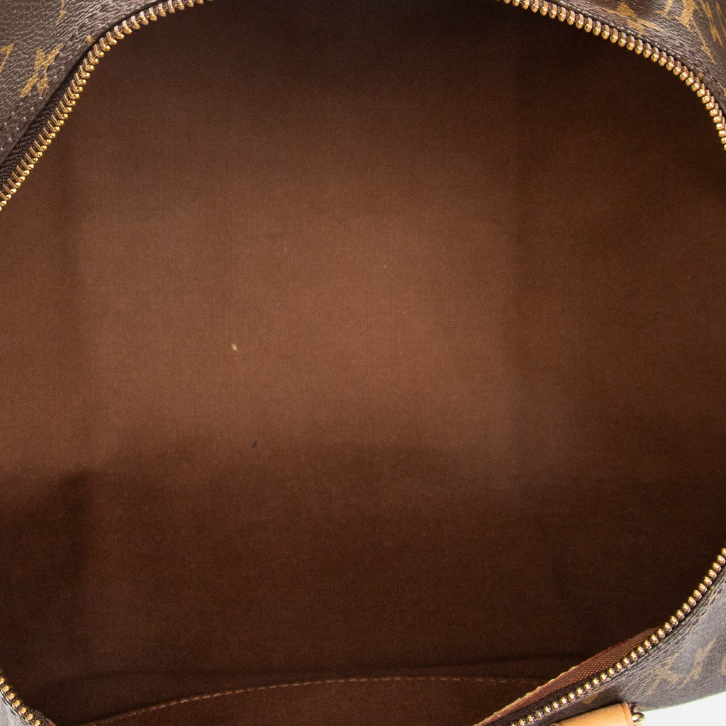 Handbag Speedy 40 Brown Monogram Canvas