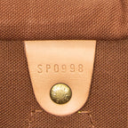 Handbag Speedy 40 Brown Monogram Canvas