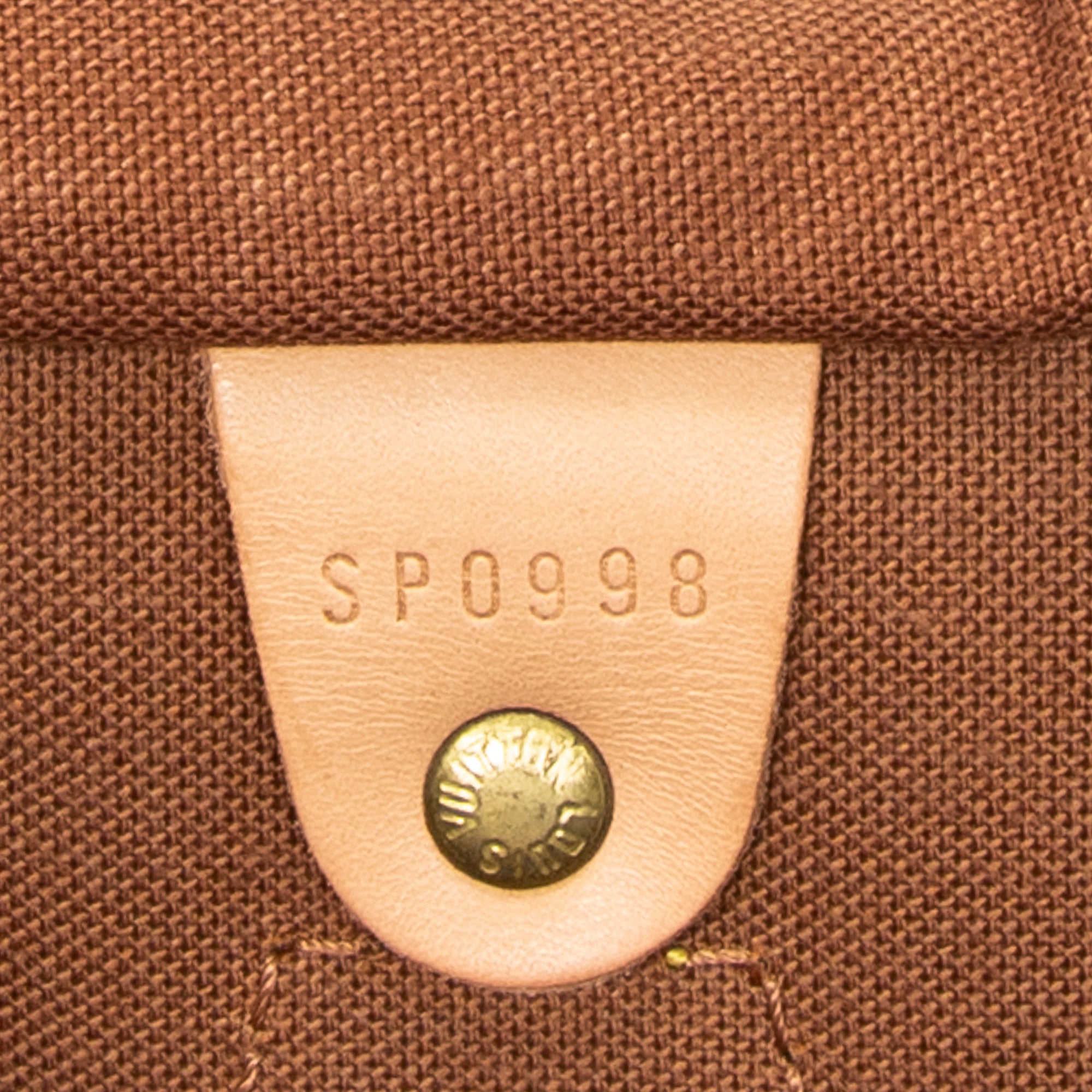Handbag Speedy 40 Brown Monogram Canvas