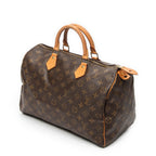 Handbag Speedy 35 Brown Monogram Canvas