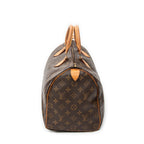 Handbag Speedy 35 Brown Monogram Canvas