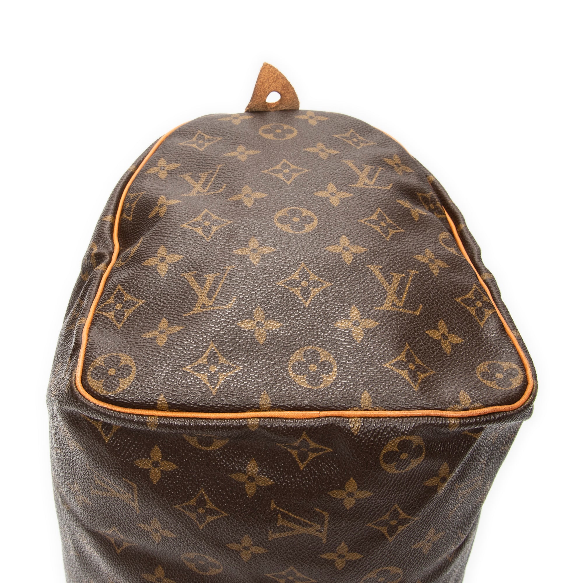 Handbag Speedy 35 Brown Monogram Canvas