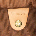 Handbag Speedy 35 Brown Monogram Canvas