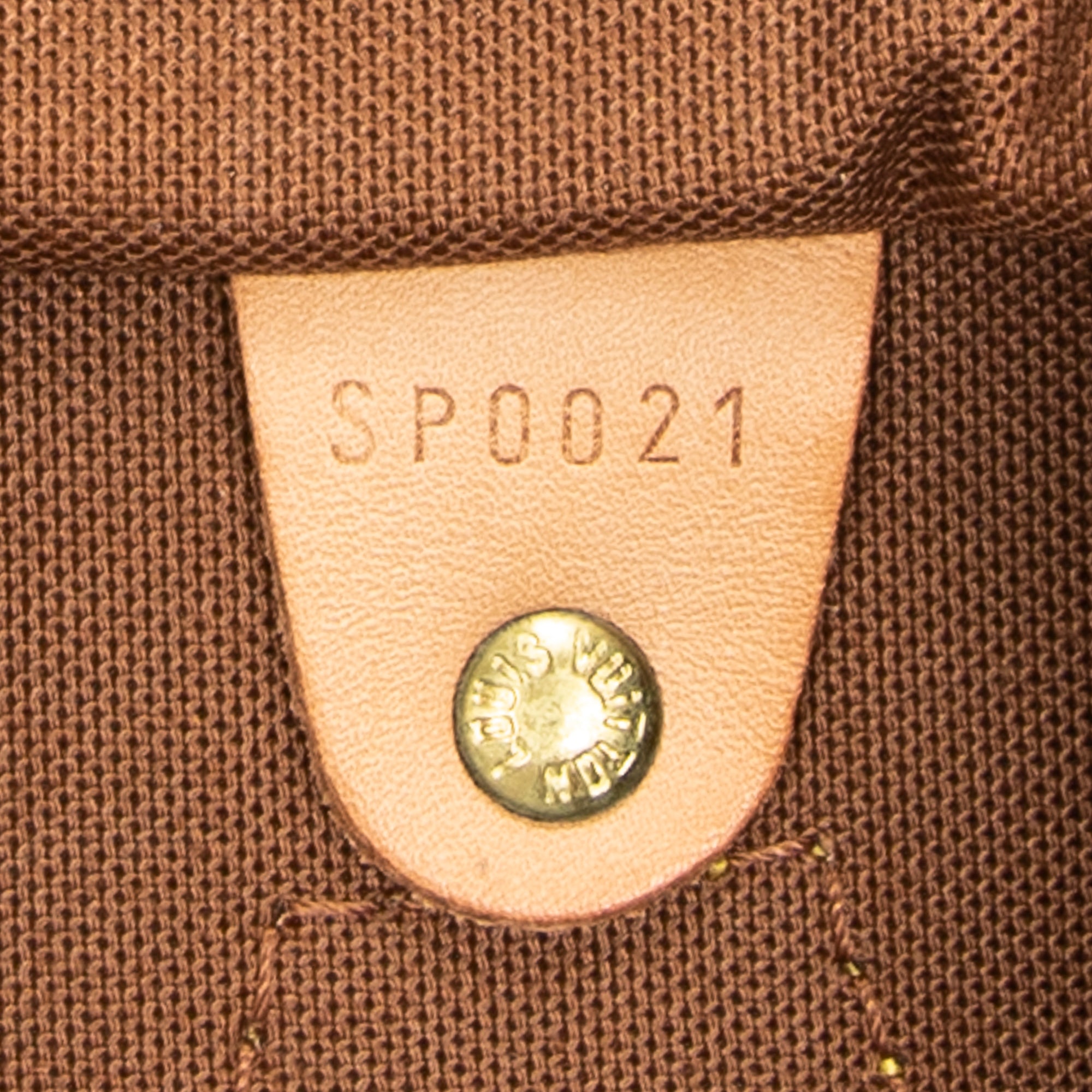 Handbag Speedy 35 Brown Monogram Canvas