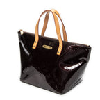 Handbag Bellevue PM Amarante Monogram Vernis